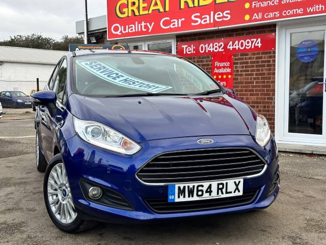 Ford Fiesta 1.0 EcoBoost Titanium 5dr Hatchback Petrol Blue