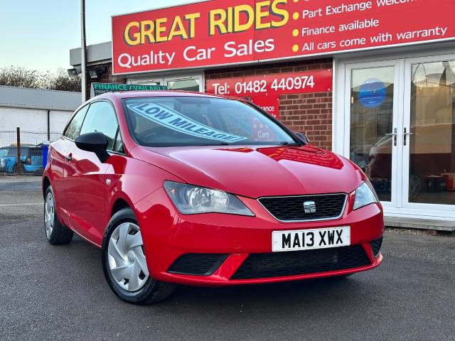 SEAT Ibiza 1.2 S 3dr [AC] Hatchback Petrol Red